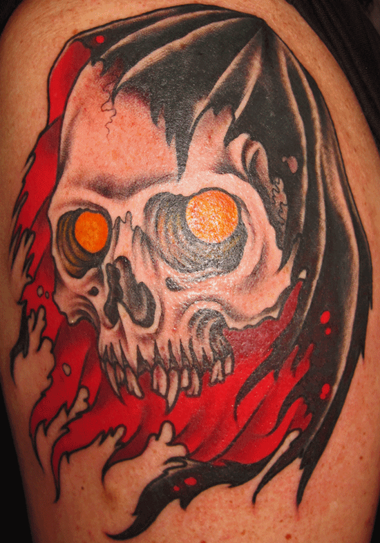 Grim reaper tattoos design, idea 21