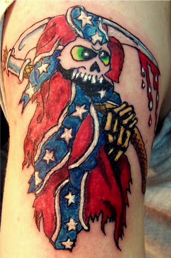 Grim reaper tattoos design, idea 22