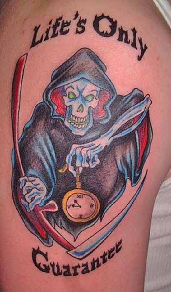 Grim reaper tattoos design, idea 12