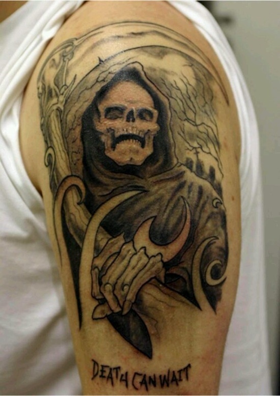 Grim reaper tattoos design, idea 2