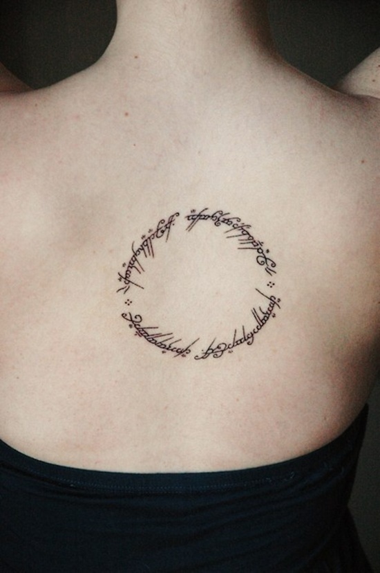 Lord of the rings tattoos design, idea 12
