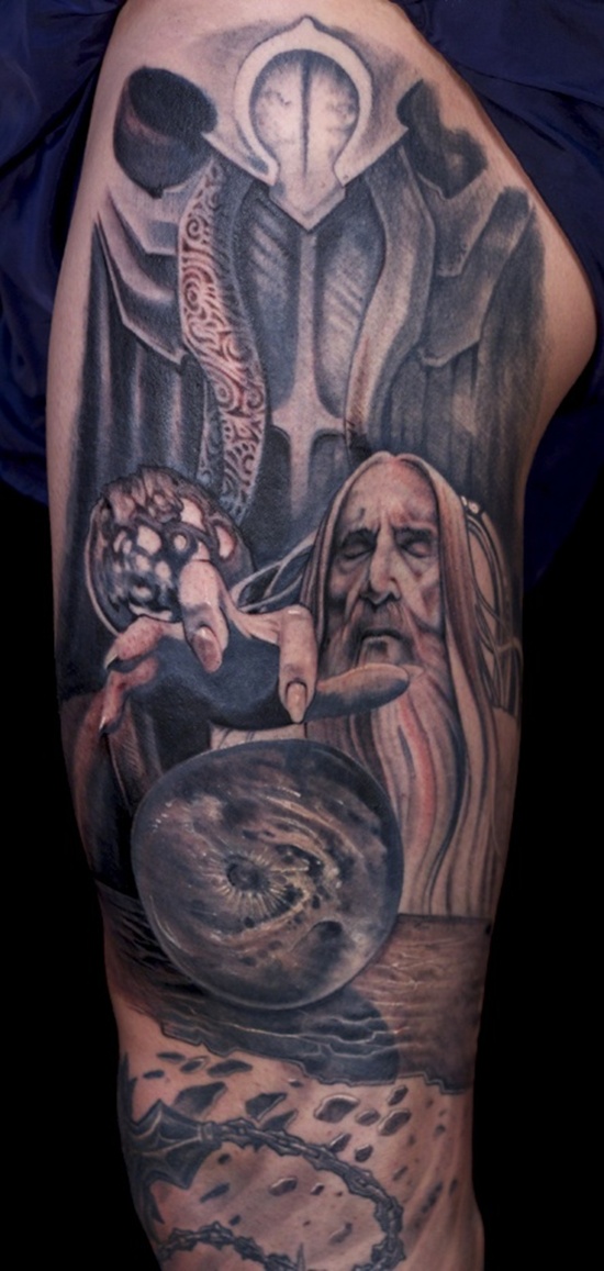 Lord of the rings tattoos design, idea 8