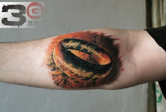 Lord of the rings tattoos design, idea 25