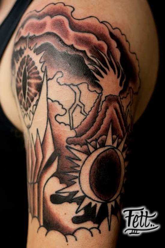 Lord of the rings tattoos design, idea 26