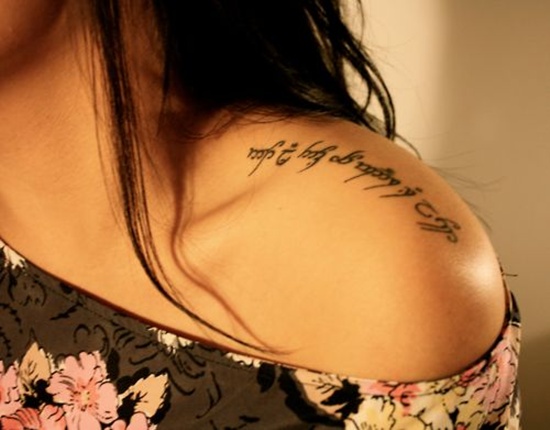 Lord of the rings tattoos design, idea 11