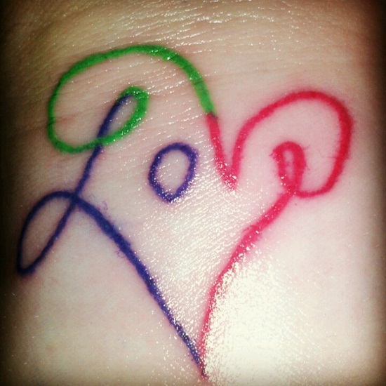 Best love tattoo designes design, idea 26