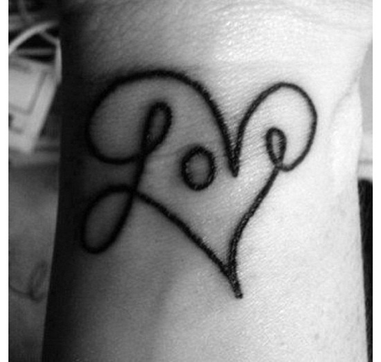 Best love tattoo designes design, idea 5