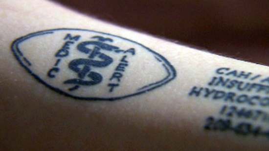 Med alert tattoos design, idea 10