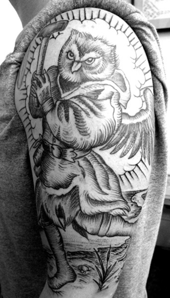 Owl tattoos design, idea 25