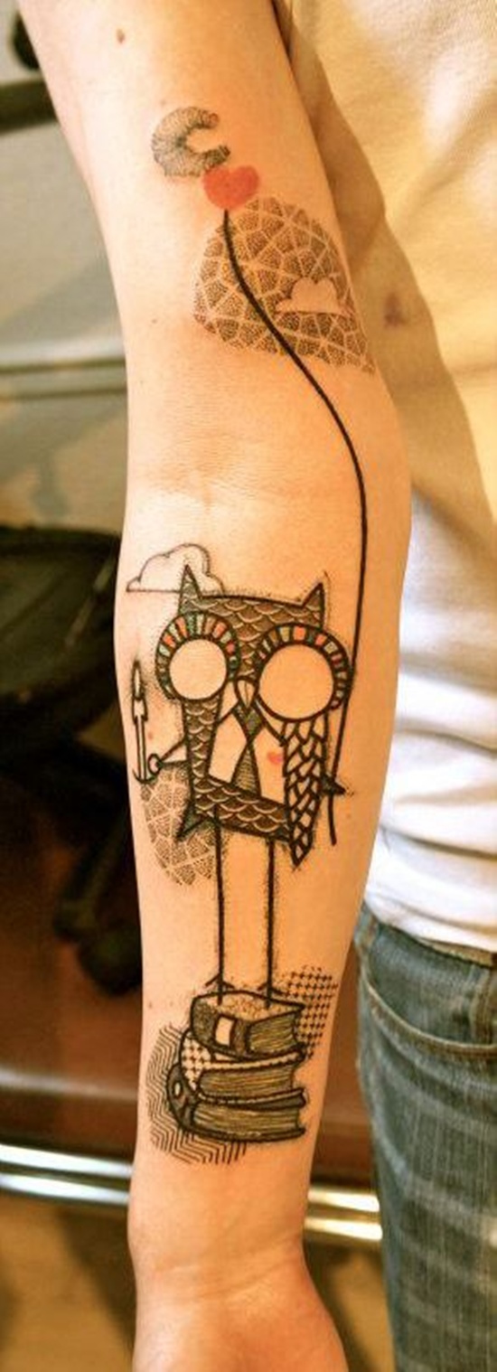 Owl tattoos design, idea 18