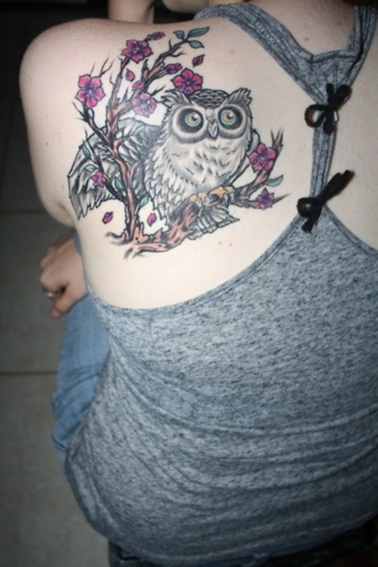Owl tattoos design, idea 16