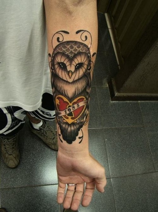 Owl tattoos design, idea 13