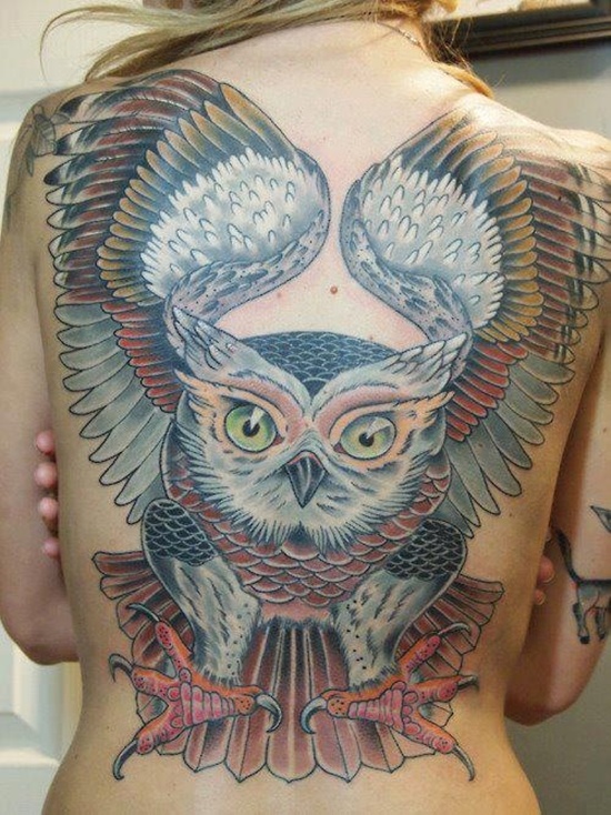 Owl tattoos design, idea 9