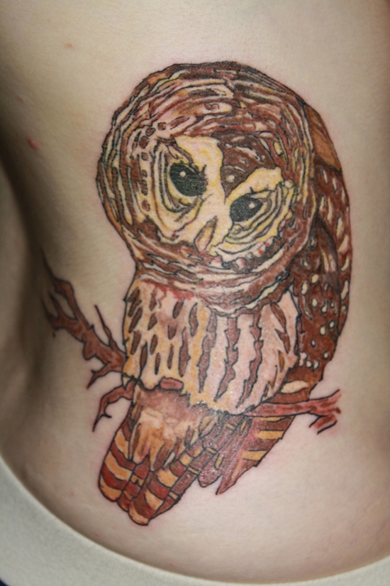 Owl tattoos design, idea 32