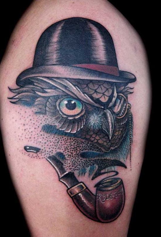 Owl tattoos design, idea 33