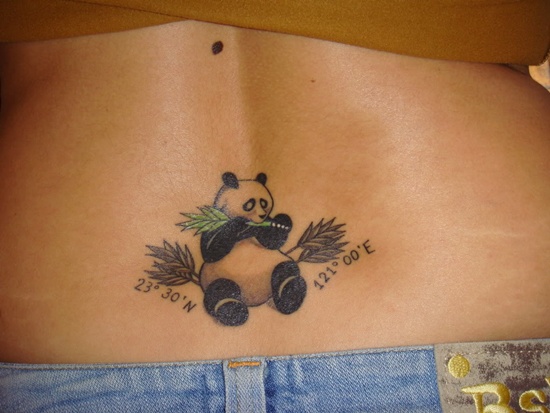 Panda bear tattoos design, idea 21