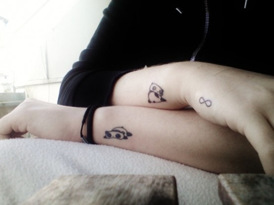 Panda bear tattoos design, idea 9