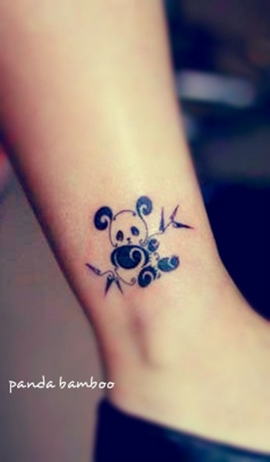 Panda bear tattoos design, idea 13