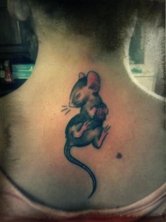 Rat tattoo design, idea 4