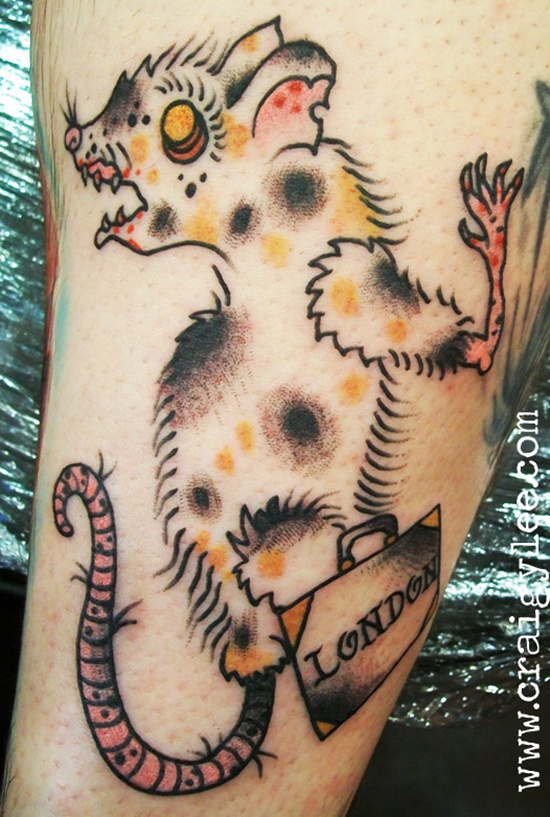 Rat tattoo design, idea 23