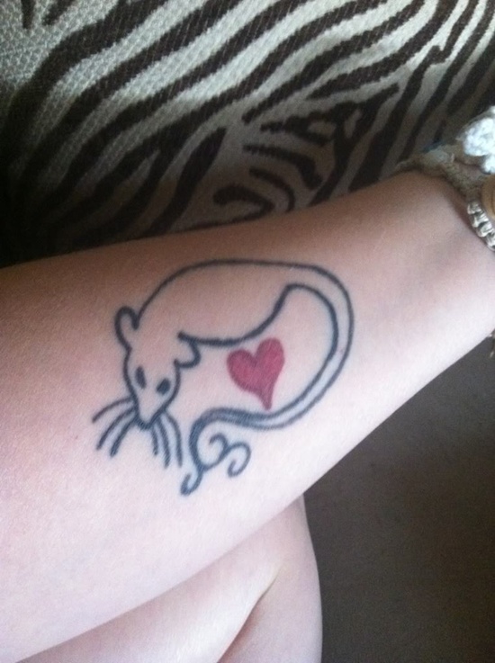 Rat tattoo design, idea 24