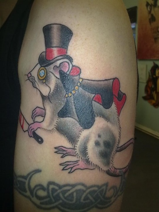 Rat tattoo design, idea 13