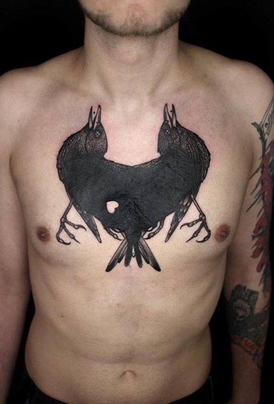 Raven tattoo design, idea 38