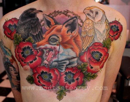 Raven tattoo design, idea 40