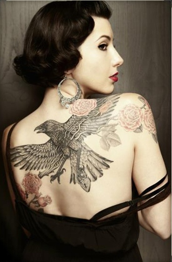 Raven tattoo design, idea 26