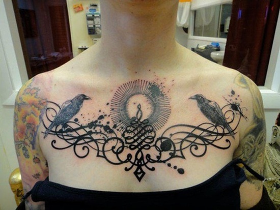 Raven tattoo design, idea 46