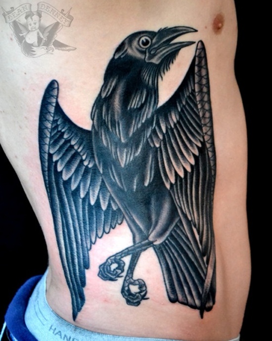 Raven tattoo design, idea 35