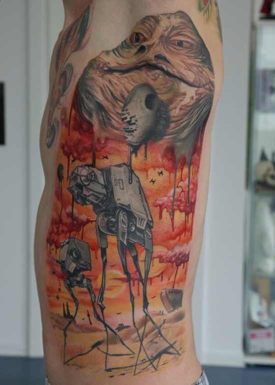 Salvador dali tattoos design, idea 4