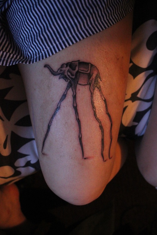 Salvador dali tattoos design, idea 20
