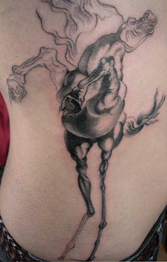 Salvador dali tattoos design, idea 12