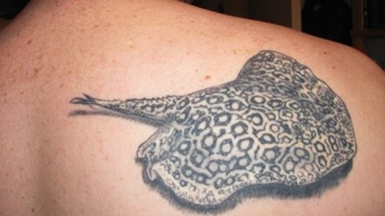 Stingray tattoo design, idea 15