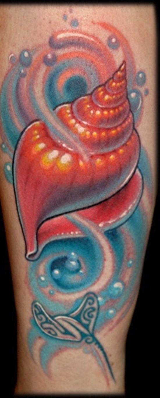 Stingray tattoo design, idea 16