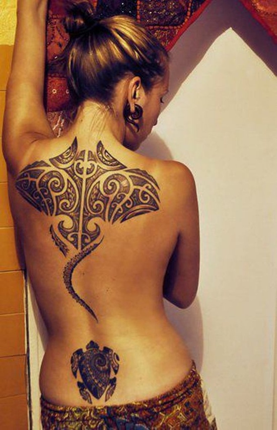 Stingray tattoo design, idea 17