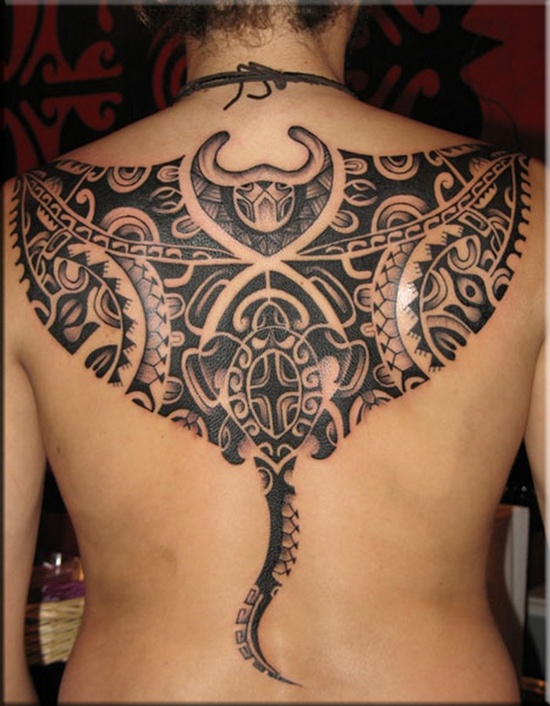 Stingray tattoo design, idea 18