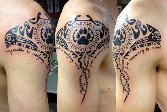 Stingray tattoo design, idea 21