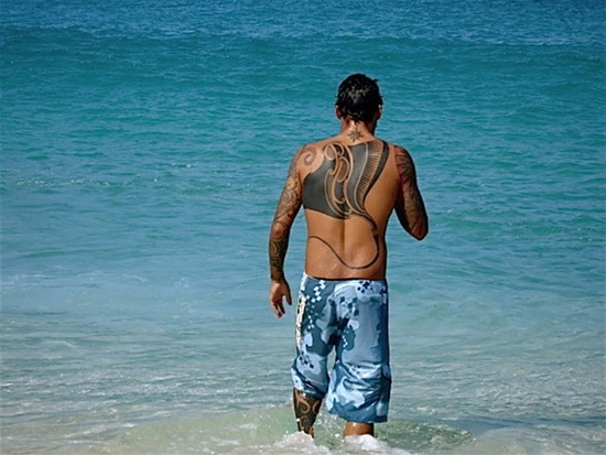 Stingray tattoo design, idea 8