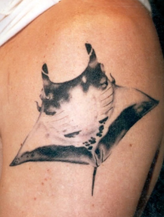 Stingray tattoo design, idea 25