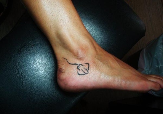 Stingray tattoo design, idea 9