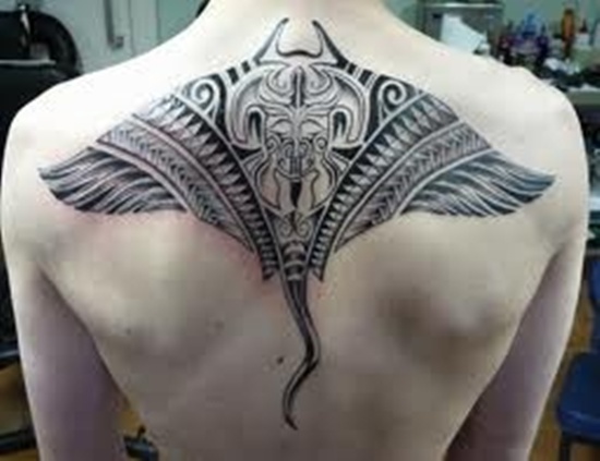 Stingray tattoo design, idea 5