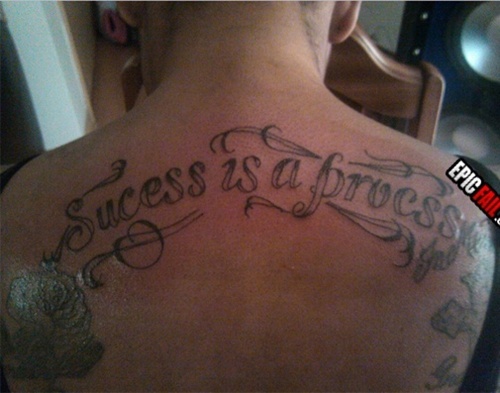 Tattoo failures design, idea 4