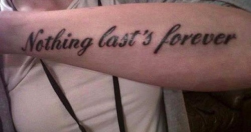 Tattoo failures design, idea 23