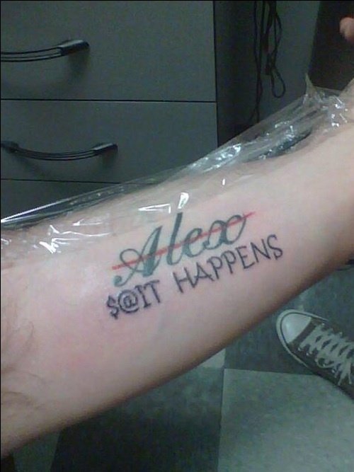 Tattoo failures design, idea 25