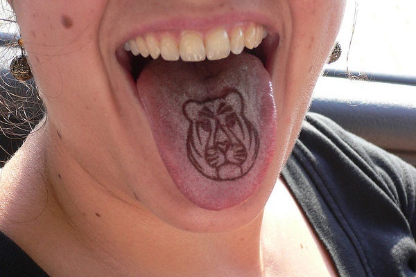 Toungue tattoo design, idea 16