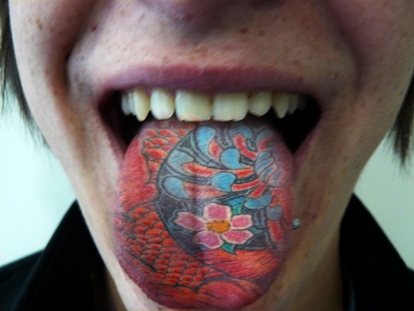 Toungue tattoo design, idea 24
