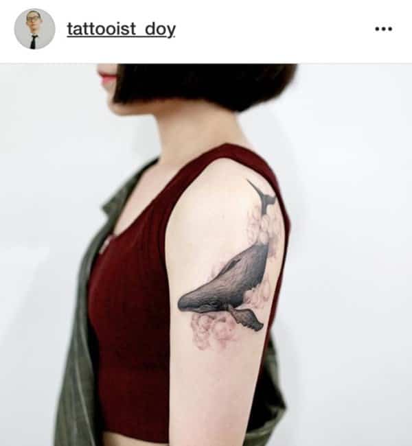 Cloud tattoo design, idea 31