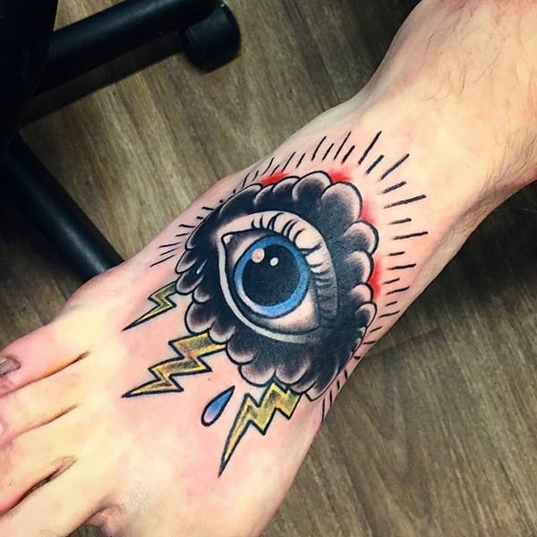 Cloud tattoo design, idea 43
